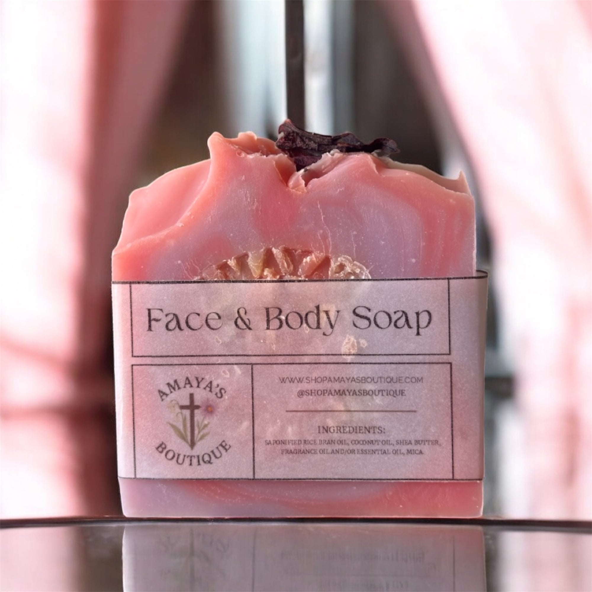 Hibiscus Rose Tea Bar Soap 🌺🌹